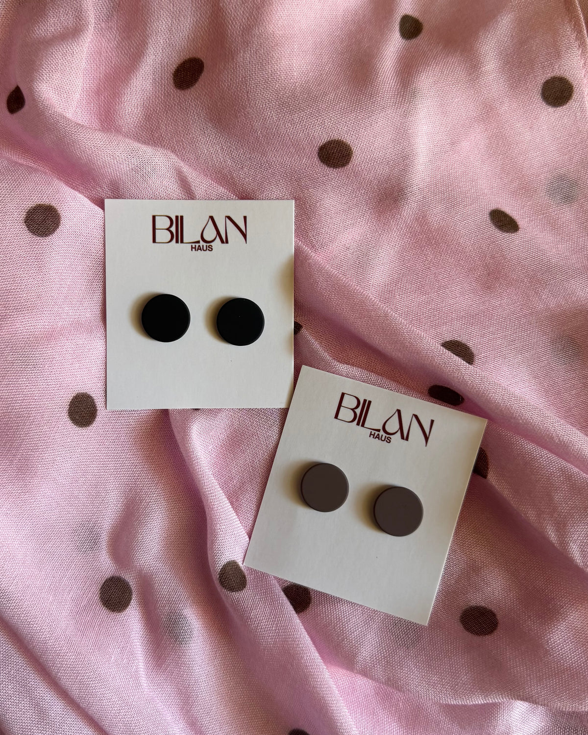 Flat Hijab Magnets - 2 Pack: Black