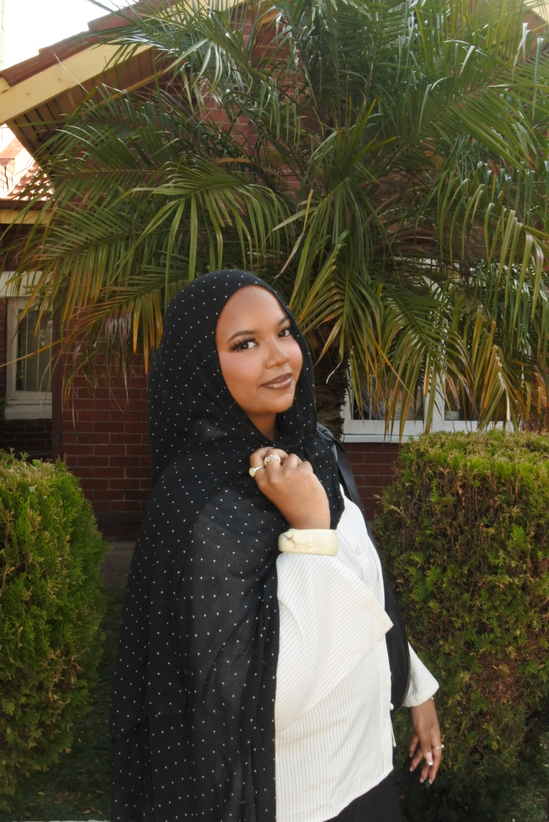 Black Polka Modal